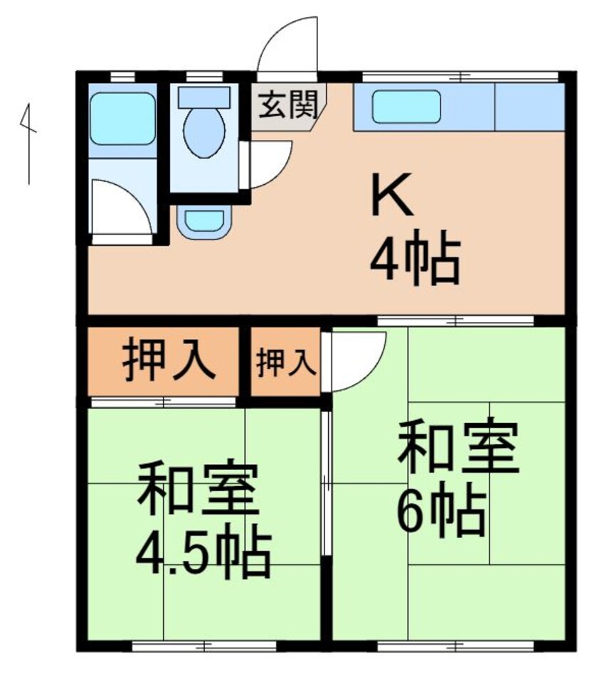 間取図 メゾン沢井