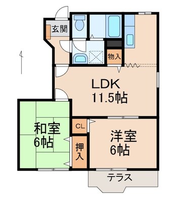 間取図 リバーサイドⅤ