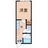 TJ松島C 1Kの間取り