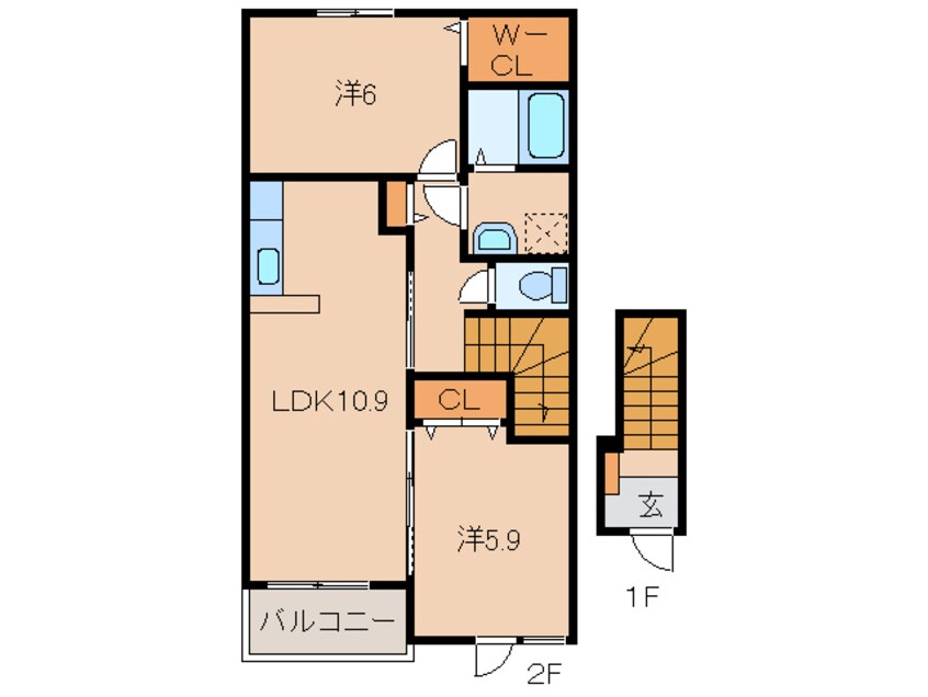 間取図 セイル・フィールド