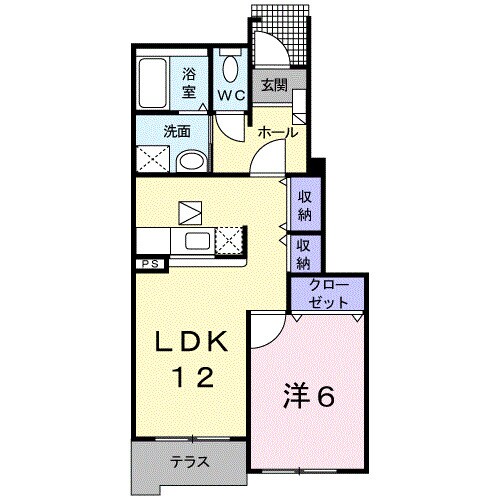 間取り図 プレシャスコートＫ東松江Ⅱ