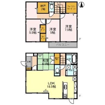 間取図 セキュレアふじと台 東5南1  3号地