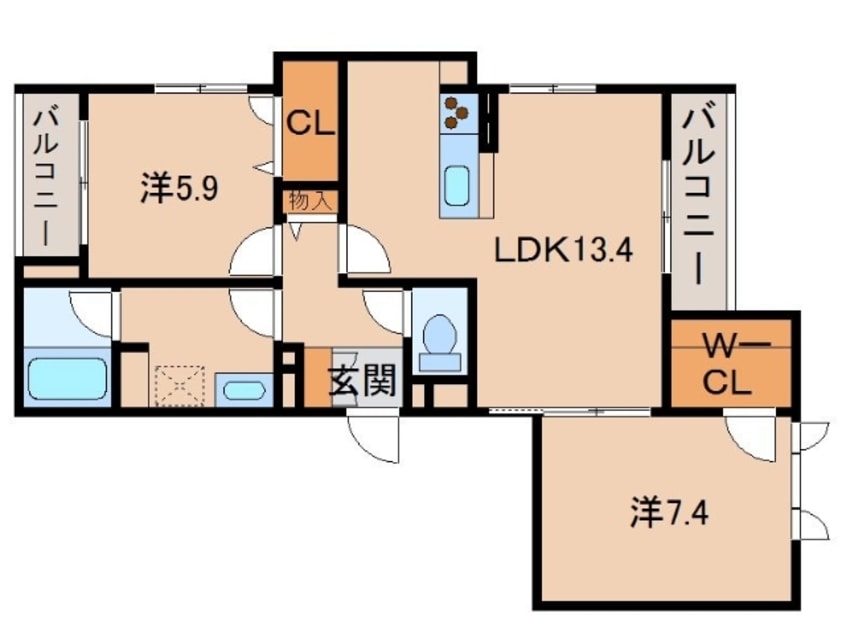 間取図 BEREO WAKAYAMA