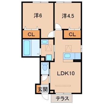 間取図 D-room松島