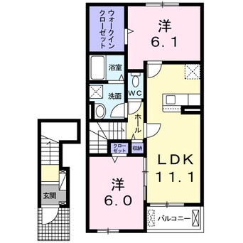 間取図 リヴェール伏原