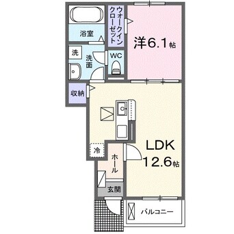 間取図 仮）有本アパート
