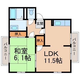 間取図 フレグランス神前