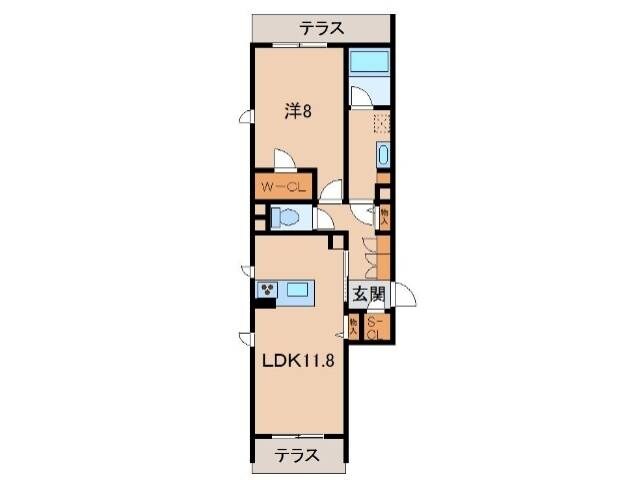 間取り図 BEREO Rian