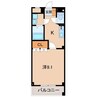 阪和線・羽衣線/紀伊駅 徒歩10分 2階 築18年 1Kの間取り