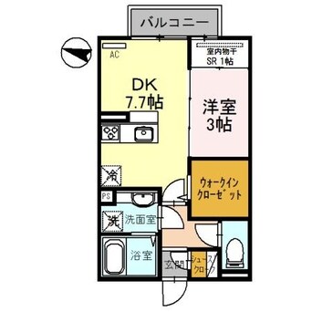 間取図 ファミール中之島