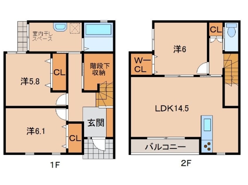 間取図 スカイハイム２