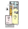 D-room宇須 輝 1LDKの間取り