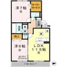 サンシャイン・ヒルズ 2LDKの間取り