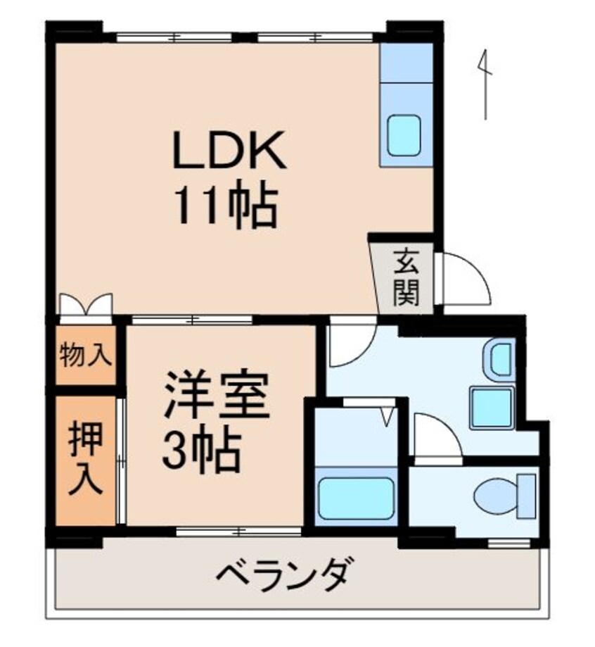 間取図 三和東マンション