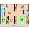 Ｎビル向陽館 4LDKの間取り