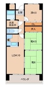 スカイヴィラ太田 3LDKの間取り