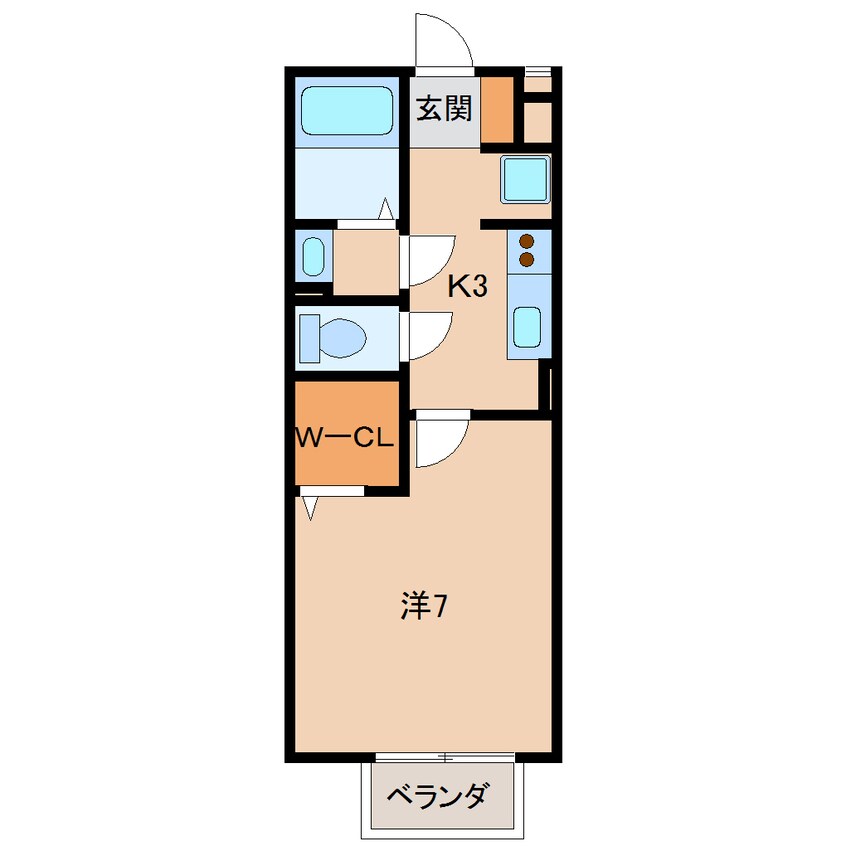 間取図 マ・メゾン湊通丁