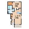 ルフナⅡ 1LDKの間取り