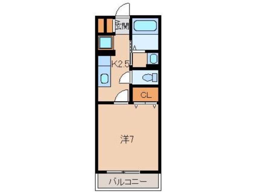 間取図 パレ・ボヌール福島