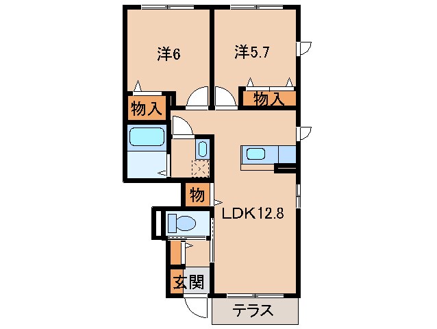 間取り図 シャーメゾン大谷