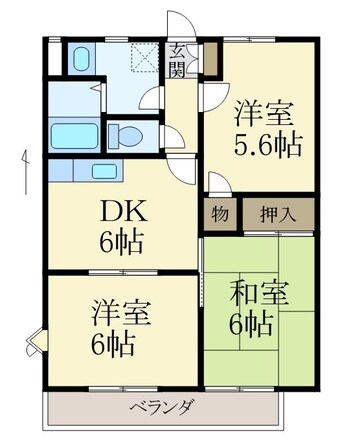 間取図 ソレアード赤坂