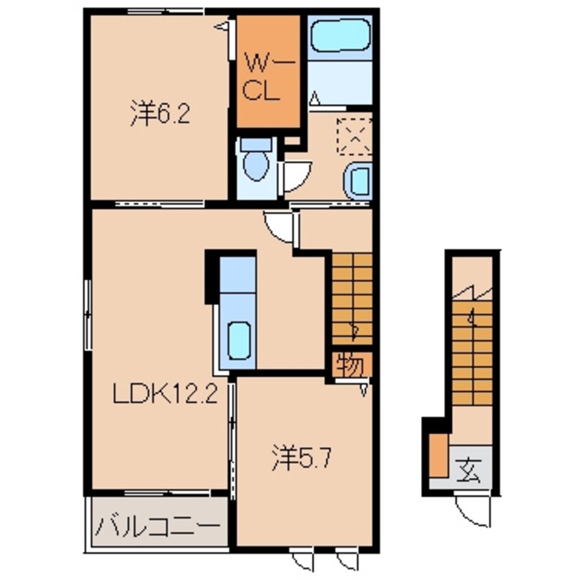 間取図 ハピアⅢ