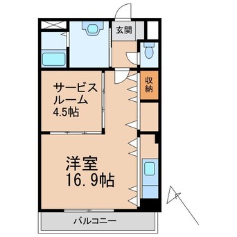 間取図 和歌山電鉄貴志川線/竈山駅 徒歩10分 2階 築16年