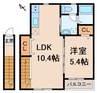 TJ重根 1LDKの間取り