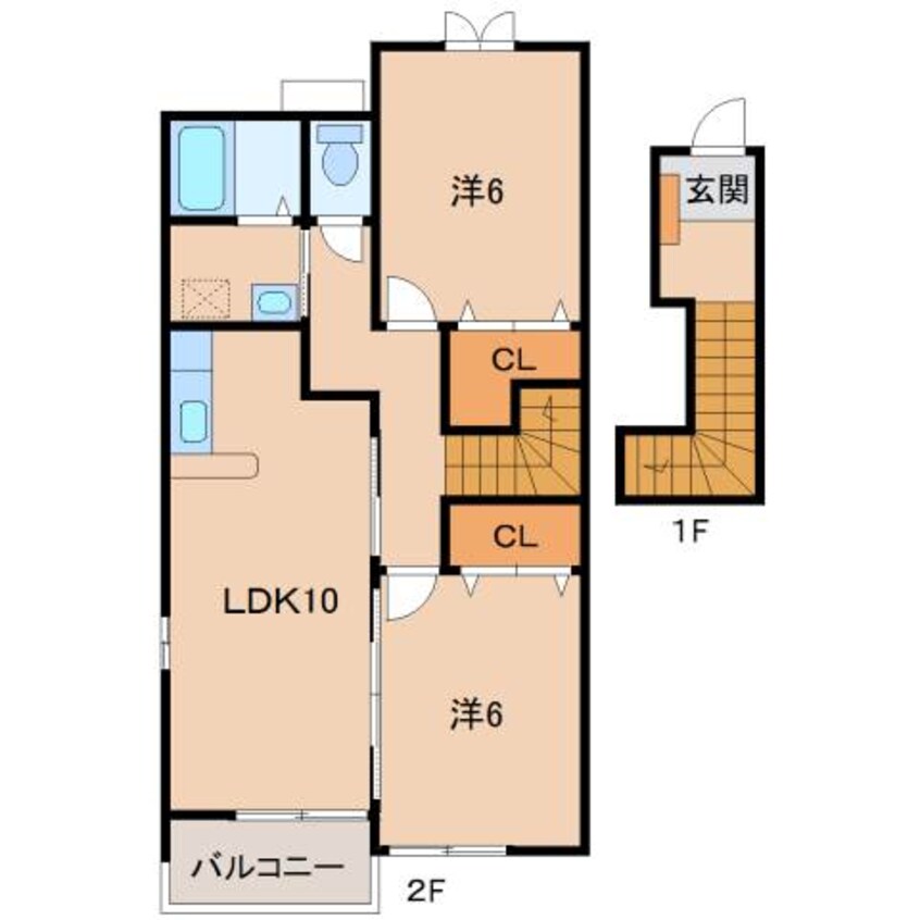 間取図 ＹＫハドソン小田Ｃ