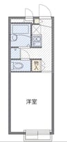 エクセルハイツ神前 1Kの間取り