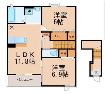 間取図 プティボヌールⅡ