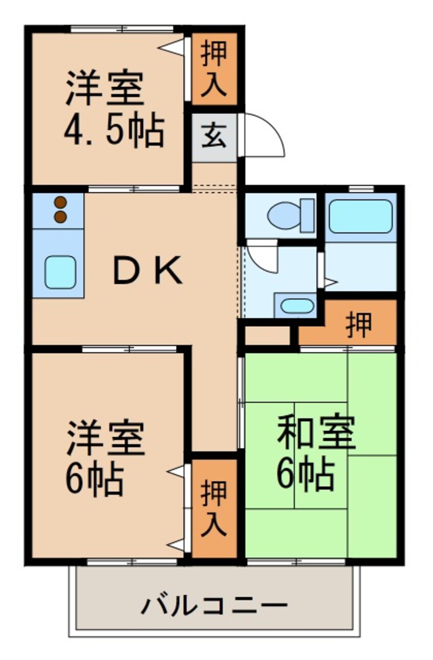 間取図 エル布施屋