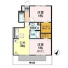 イソラ フェリジェⅡ 2DKの間取り