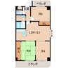 アメニティ黒田 3LDKの間取り