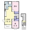 ニューライフセーダⅠ 2LDKの間取り