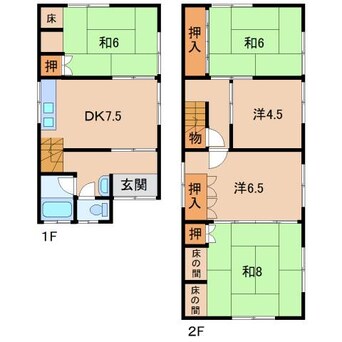 間取図 一戸建１０５０４