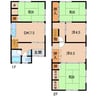 一戸建１０５０４ 5DKの間取り