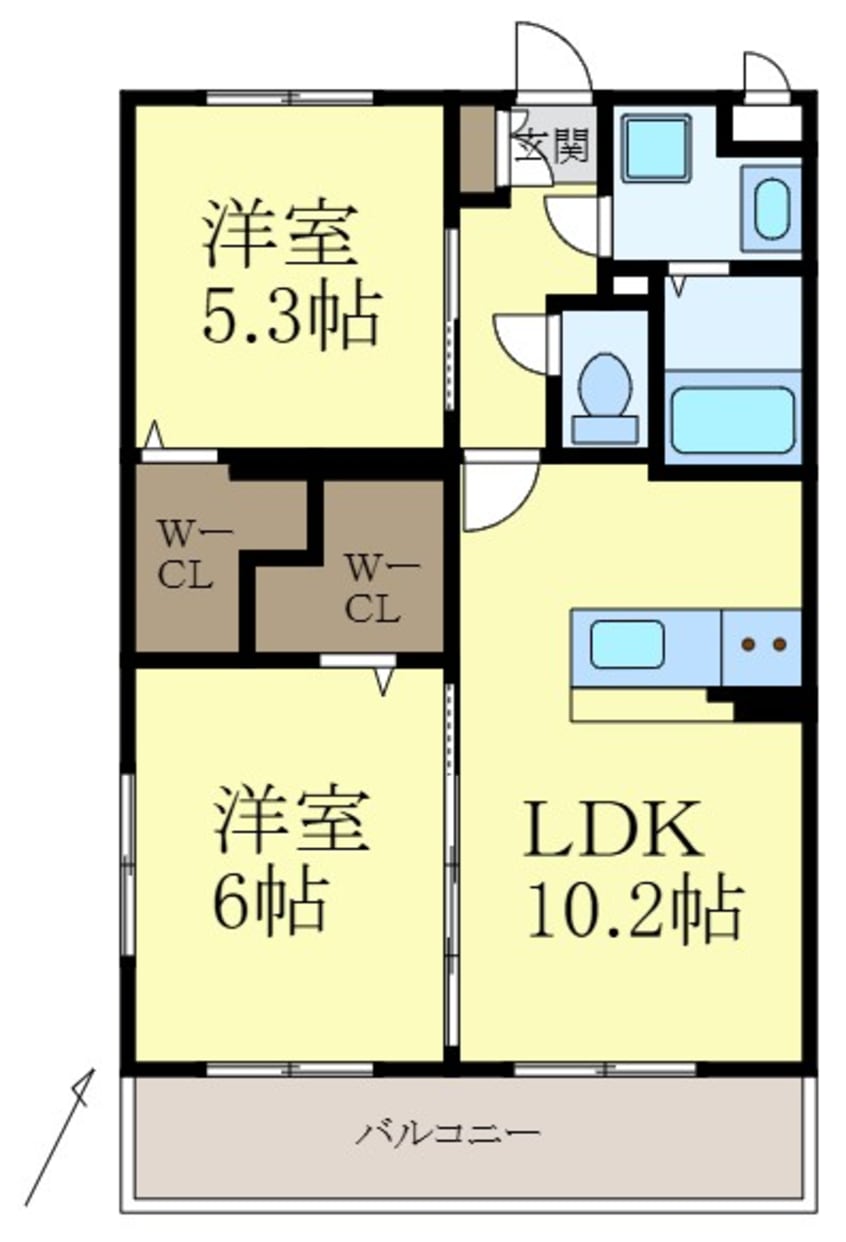 間取図 ユーミー三葛