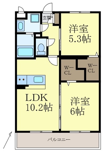 間取図 ユーミー三葛