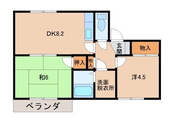 間取図 メゾンおかもと