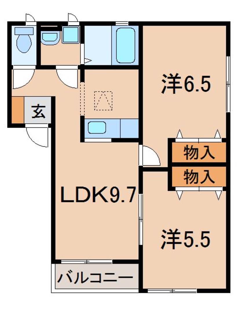 間取図 ボヌールメゾン 岡崎