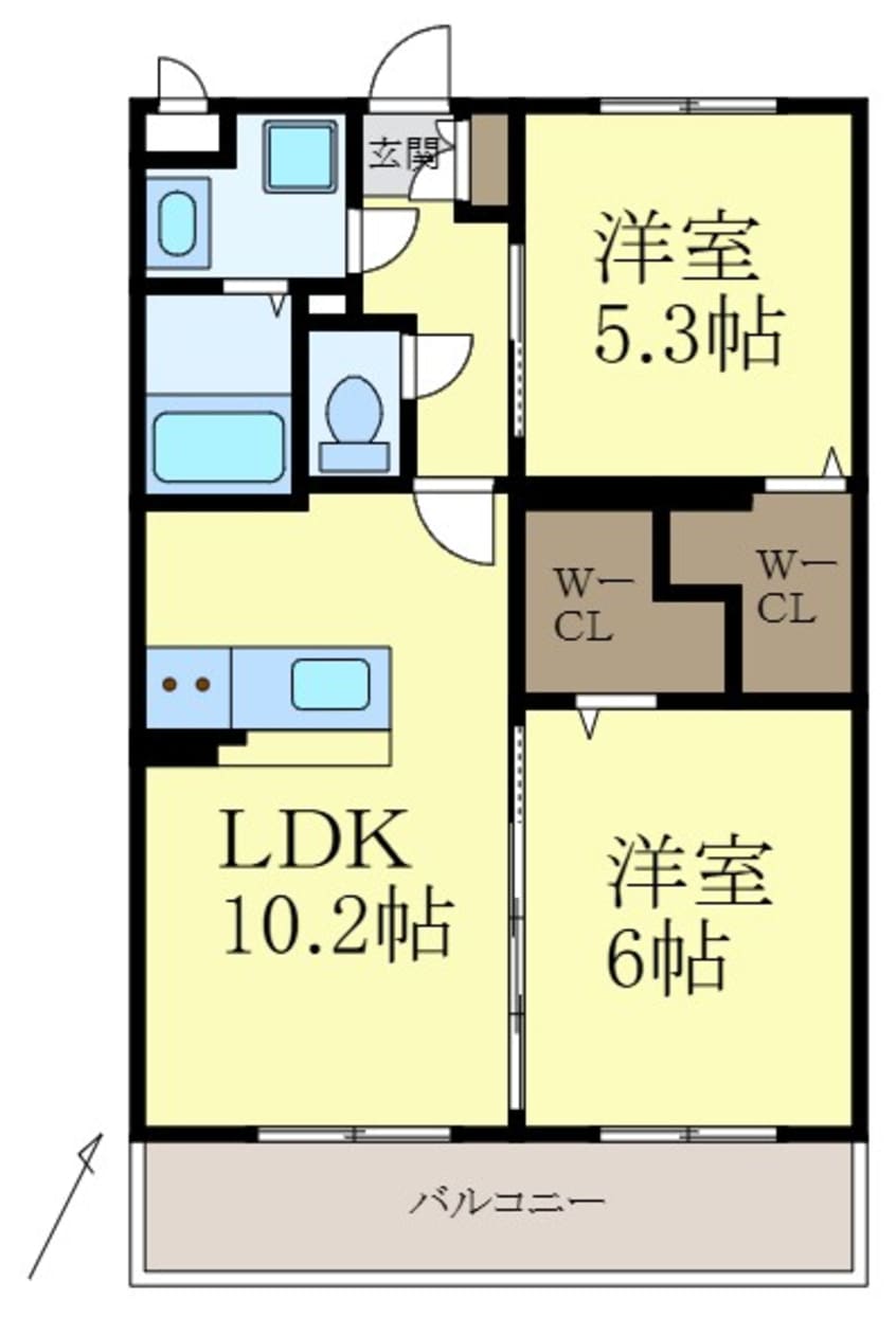間取図 ユーミー三葛