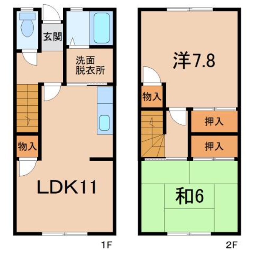 間取図 リザーブハイツ谷口