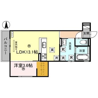 間取図 D-ROOM W・H