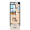 ヒールコート 1Kの間取り