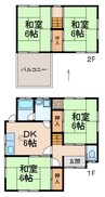 一戸建００２４０ 4DKの間取り