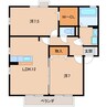 リビングタウンなごみ(Ｃ・Ｅ棟） 2LDKの間取り