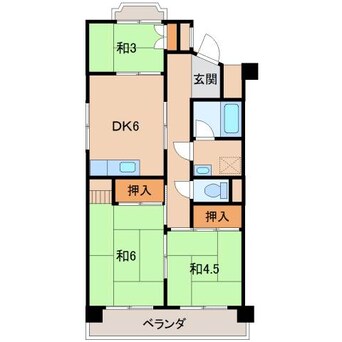 間取図 第２川端マンション