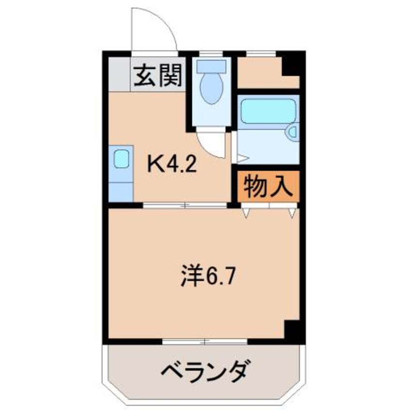 間取図 アンビアンテ田中町