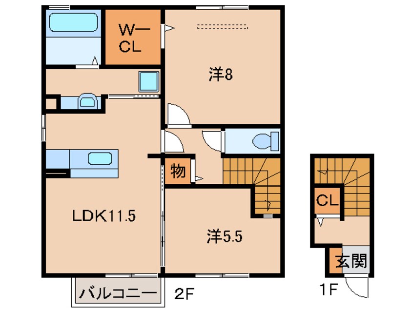 間取図 パインズコートⅢ